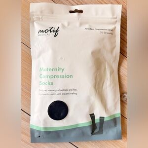 Motif Medical Maternity Compression Socks - Black